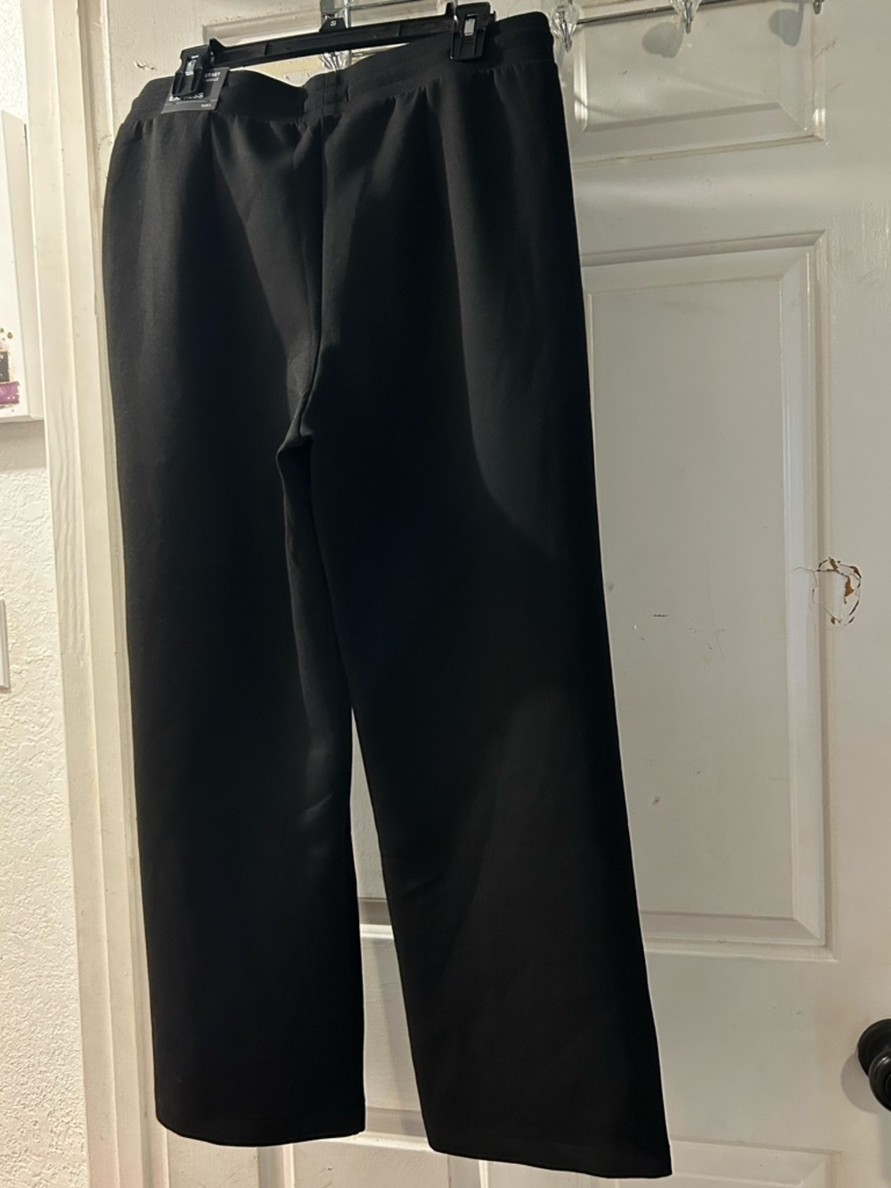 Express Black Wide-Leg Drawstring Pants - Picture 3 of 3